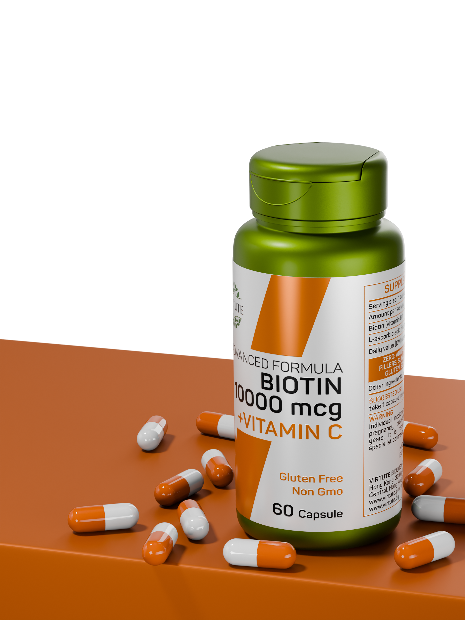 ADVANCED FORMULA BIOTIN 10000 + vitamin C